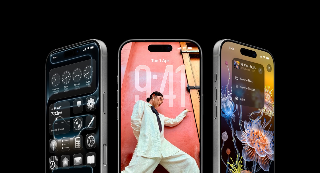 iOS 26. New look. Even more magic.
